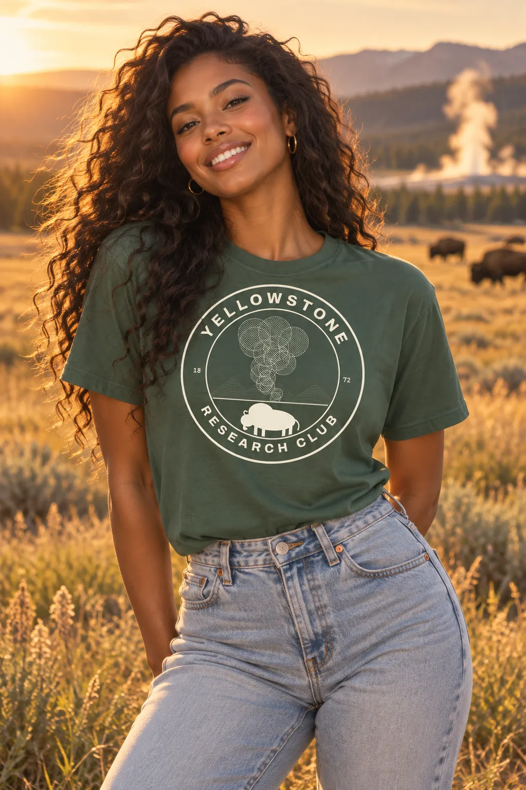 Yellowstone Research Club Heavyweight Tee