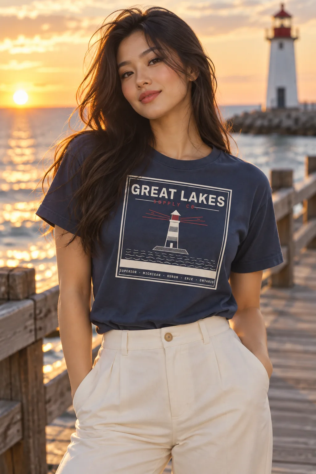 Great Lakes Supply Heavyweight Tee