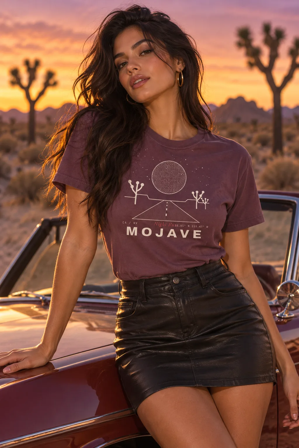 Mojave Night Run Heavyweight Tee